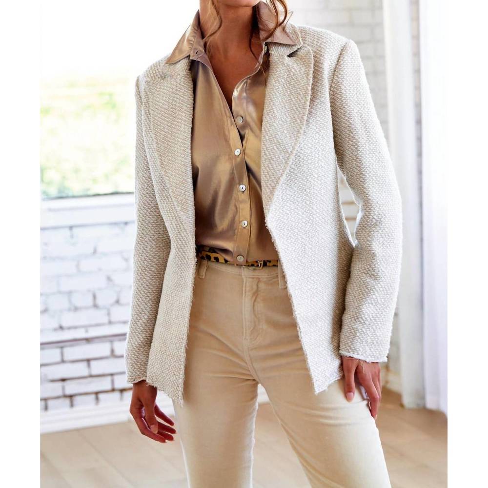 NEW FINLEY baxter jacket in white/grey